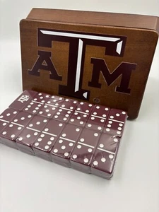 Texas A&M Gift Box Set Engraved Tournament size new logo licensed - Picture 1 of 3