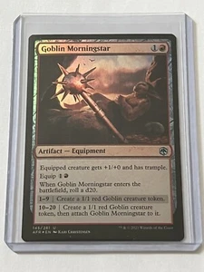 Goblin Morningstar 145 Magic The Gathering D&d Adventures Forgotten Realms 2021 Mt - 9,0 + Lámina - Imagen 1 de 14