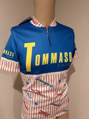 Camiseta deportiva de ciclismo vintage NOS TOMMASO Campagnolo talla 3 mediana hecha en Italia Foto 1 de 4