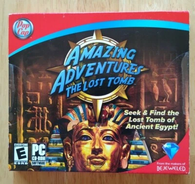 Amazing Adventures The Lost Tomb PC Game 2007 PopCap Windows 2000/XP/Vista New - Image 1 of 4