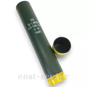 Polish Army Military Empty Green Plastic 60mm Mortar Storage Tube Box Container - Picture 1 of 5