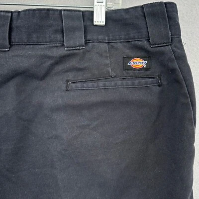Dickies Flex Cargo Pants Work Utility Relaxed Fit Black 40x30 Street Punk Sk8 - Image 1 of 4