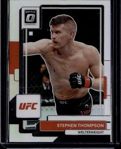 2023 Donruss Optic UFC STEPHEN THOMPSON Holo Prizm #24 - Picture 1 of 2