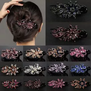 Headwear Duckbill Clip Rhinestone Hairpin Hair Claws Hairgrip Women Hair Clips - Picture 1 of 37