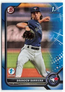 Brandon Barriera Bowman Draft 2022 1° Edizione Rookie Blu 114/150 - Foto 1 di 2