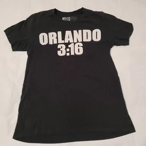 WWE Orlando 3:16 Stone Cold Steve Austin Skull T-shirt Men Medium Black - Picture 1 of 5
