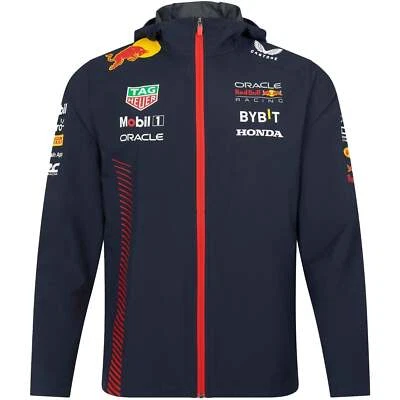 Red Bull Racing F1 Team Rain Jacket- Navy - Image 1 of 4