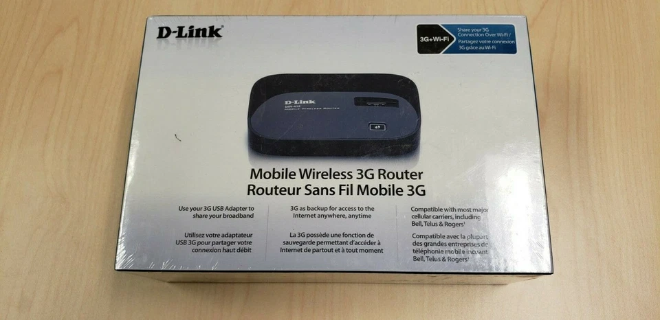 NEW D-Link DIR-412 802.11N Mobile Wireless 3G Router Black - Image 1 of 3
