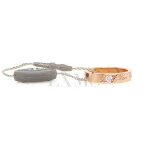 Van Cleef & Arpels Toujours Ring Étoile Wedding Band Rose Gold Diamond Ring Size - Picture 1 of 13