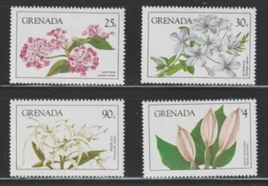 Grenada 1984 Sc # 1206-09 Local Flowers MNH OG - Picture 1 of 1