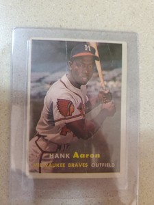 1957 Topps - #20 Hank Aaron