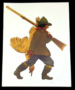 Maxfield Parrish THANKSGIVING Vintage Pencil-Numbered Limited-Edition Print (500 - Bild 1 von 5