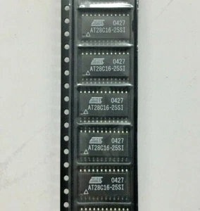 (5 PIECE LOT) AT28C16-25SI, ATMEL, 2K X 8 EEPROM 5V, 250 NS, PDSO24 - Picture 1 of 1