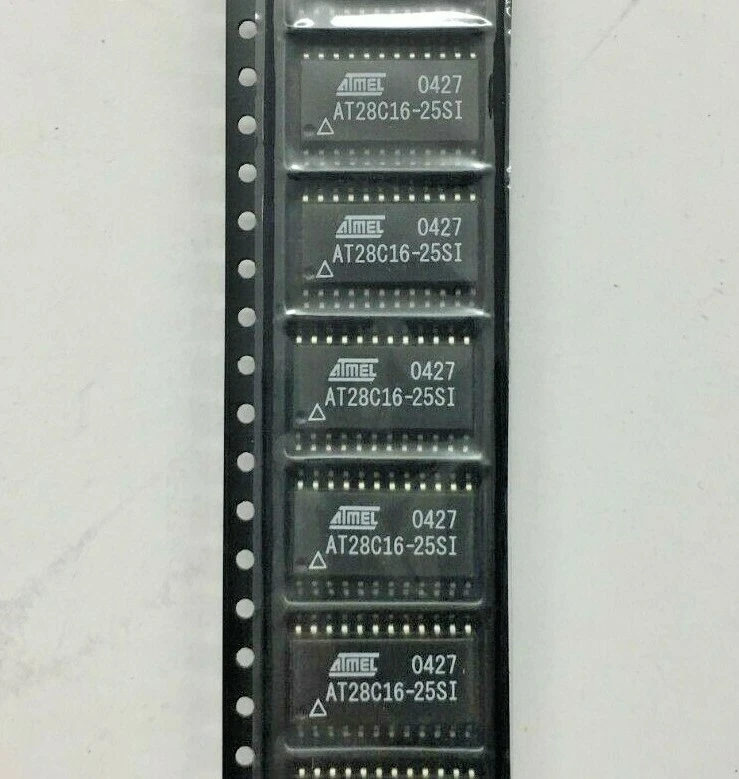 (5 PIECE LOT) AT28C16-25SI, ATMEL, 2K X 8 EEPROM 5V, 250 NS, PDSO24 - Image 1 of 1