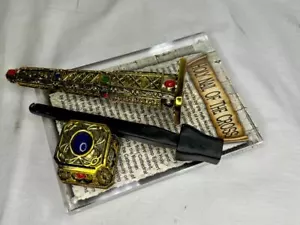Clavo Santo de la Cruz, Metal, Réplica Bíblica, Libro Firmado, Placa de Exhibición - Imagen 1 de 12