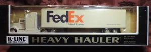NEW OLD STOCK K-LINE FEDEX HEAVY HAULER TRAKTOR ANHÄNGER SCHWER ZU FINDEN ANSEHEN - Bild 1 von 3