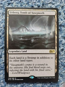 MAGIC THE GATHERING MTG: 1x URBORG, TOMB OF YAWGMOTH M15 RARE LIGHT PLAY COND - Picture 1 of 2