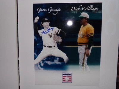 GOOSE GOSSAGE SIGNED 16X20 PHOTO HOF 2008 YANKEES - Image 1 of 2