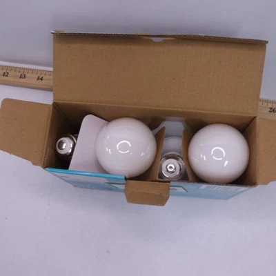 (4-Pk) EcoSmart A19 Frosted Glass Energy Star Dimmable E26 Base LED Light Bulb - Image 1 of 4