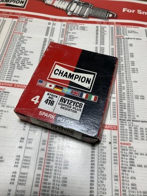 Champion Spark Plug RV12YC6 Copper Plus Pack Of 4 Plugs - Image 1 of 3