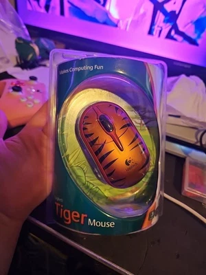 Raro SIN ABRIR Logitech Tiger Mouse USB Foto 1 de 4