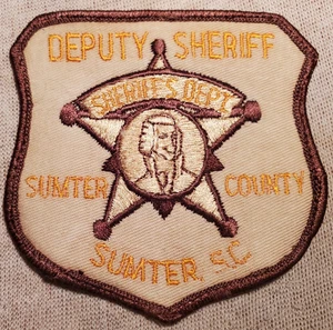 SC Sumter County South Carolina Sheriff Schulteraufnäher - Bild 1 von 1