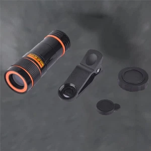 12 X Mobile Phone Lens Camera Fish Eye for with Tripod - Picture 1 of 11