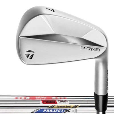 Left-Handed 2023 TaylorMade P7MB Irons Steel Custom Golf Club - Image 1 of 4
