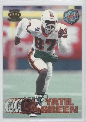 1997 Pacific Crown Collection Copper Yatil Green #434 Rookie RC - Image 1 of 2