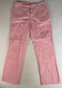 Pantalones chinos Southern Marsh para hombre talla 36x30 coral informal frente plano - Imagen 1 de 5
