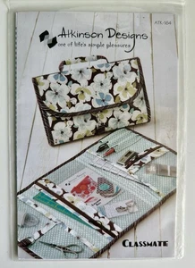 ATKINSON DESINGS Classmate faltbare Projektbedarf Tasche mit Griff Quilt Muster - Bild 1 von 1