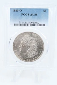 1880-O PCGS AU58 Morgan Dollar Business Strike - Picture 1 of 2