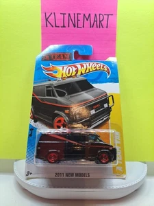 2011 HW HOT WHEELS GMC A-TEAM VAN B.A. FACE HANNIBAL MURDOCK MOC 1/64 C23 - Picture 1 of 2