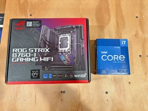 Combo CPU Intel i7-12700KF WiFi para juegos ASUS ROG Strix B760-I Mini-ITX DDR5 +  - Imagen 1 de 22