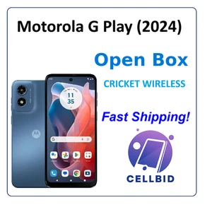 ✅ Scatola Aperta! Motorola Moto G Play (2024) XT2413-3 64GB 🔒 Bloccato a Cricket - Foto 1 di 7