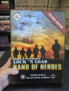 Lock N Load BAND of HEROES Board Game 2nd Edition 100% COMPLETE UNPUNCHED 2009 - Picture 1 of 21