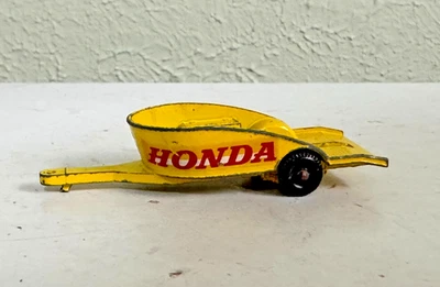 MATCHBOX LESNEY HONDA MOTORCYCLE TRAILER #38 (NO BIKE) GOOD CONDITION - Image 1 of 4