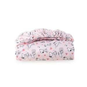 Peanuts® Fitted Sheet Queen Size, Cute Character Snoopy Microfiber Sheet with... - Bild 1 von 9