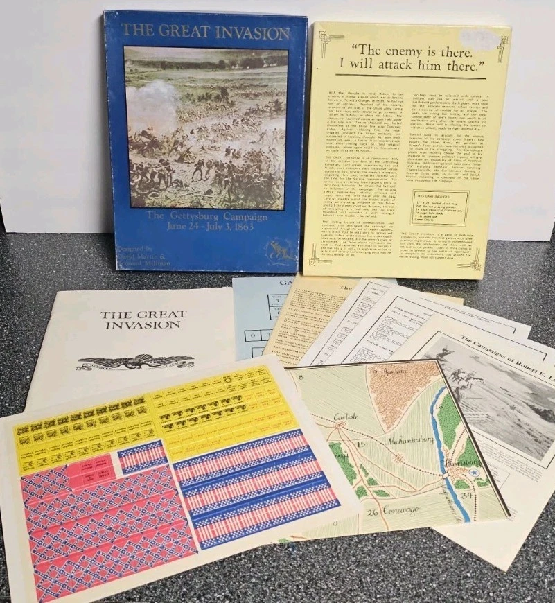 A Clash of Arms The Great Invasion - The Gettysburg Campaign Board Game - Image 1 of 4