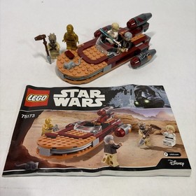 LEGO STAR WARS LUKE'S LANDSPEEDER 75173 100% COMPLETE SET W/ INSTRUCTIONS 9321