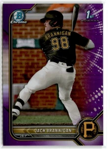2022 Bowman Draft Chrome Purple Refractor Jack Brannigan 169/250 #BDC-154 - Bild 1 von 2