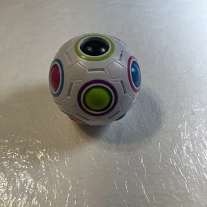Fidget Ball Rainbow Magic Puzzle Rubik's Cube Fidget Toy Stress Relief Gifts Toy - Picture 1 of 5
