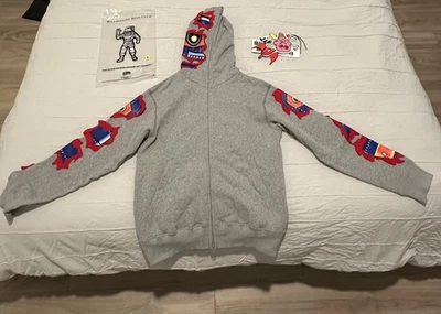 Sudadera con Capucha Billionaire Boys Club “Robot” Cremallera Completa Principios de la década de 2000 Nueva con Etiquetas Talla S RARA Foto 1 de 4