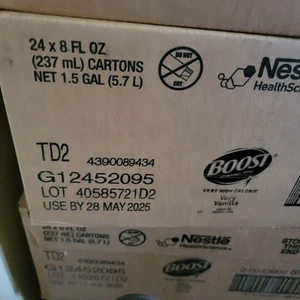 Nestlé Boost Very High Calorie VHC Vanilla 8 Oz 24/CS Exp May 2025 - Picture 1 of 6
