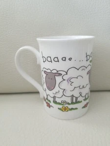 Royal Vale sheep Coffee Mug Tea Cup Baaaa Baa Ba Made In England - Picture 1 of 9
