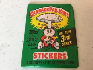 Paquete de cera Garbage Pail Kids serie 3. Bonito y limpio. - Imagen 1 de 2