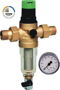 Honeywell Rückspülfilter Druckminderer MiniPlus FK06-1AA 1 Zoll, Manometer, DVGW