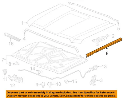 Componentes de capó-aislador GM OEM 15-19 Sierra 2500 HD 84110493 Foto 1 de 2