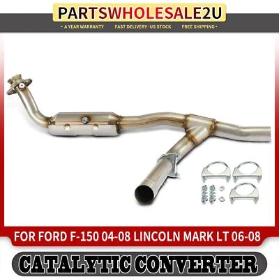 Правый каталитический конвертер для Ford F-150 2004-2008 Lincoln Mark LT 06-08 V8 5,4 л - Изображение 1 из 4
