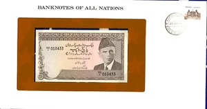 Banknotes of All Nations Pakistan 1984 5 Rupee P-38a.1 UNC LOW# VD/I 010433 - Picture 1 of 3